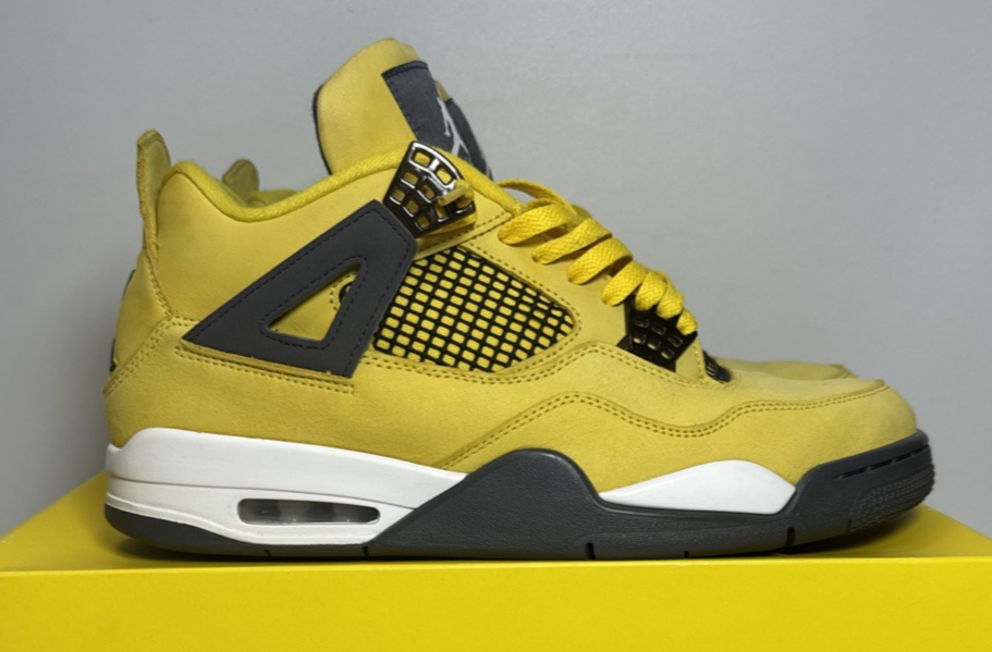 Air Jordan 4 Retro Mid Lightning CT8527-700 Men's US SIZE 11