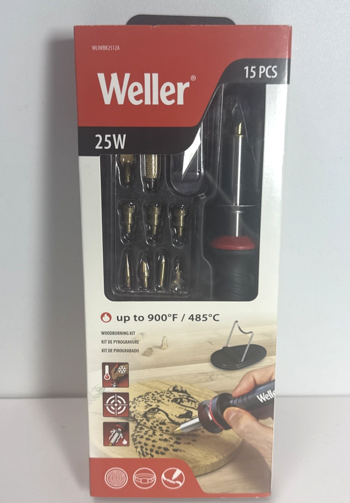 Weller 25W/120V 15 Pc Wood Burning Kit - NEW
