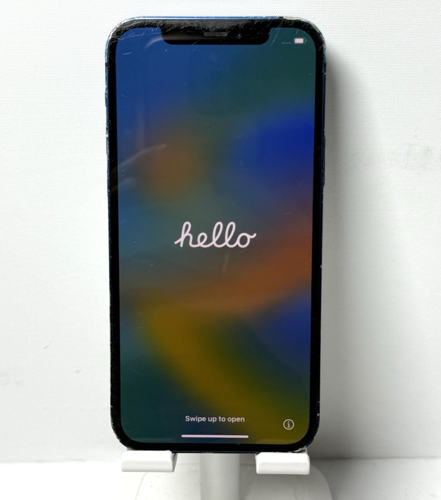 Apple iPhone 12 64GB Blue Unlocked A2172 - *Heavy Wear / Cracked Back*