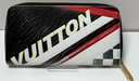 [8638-1] Louis Vuitton Limited Edition Epi Leather Race Print Zippy Wallet