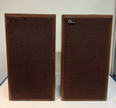 [8678-4] Pair of Vintage OHM Model E 2-Way Bookshelf Speakers - Tested (Great Sounding)