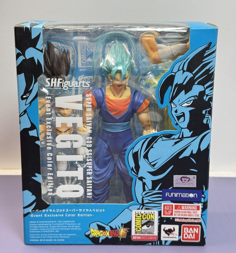 Bandai SH Figuarts Dragon Ball Z Super Saiyan Vegito Event Exclusive SDCC 2018