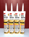[I-1055] 4 x 3M IC15WB Fire Barrier Sealant - 10.1oz Caulk gun ready - Brand New 4 Tubes