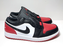 [9112-2] Nike Air Jordan 1 Low Bred Toe Chicago Black Red 553558-161 US Men's Size 14