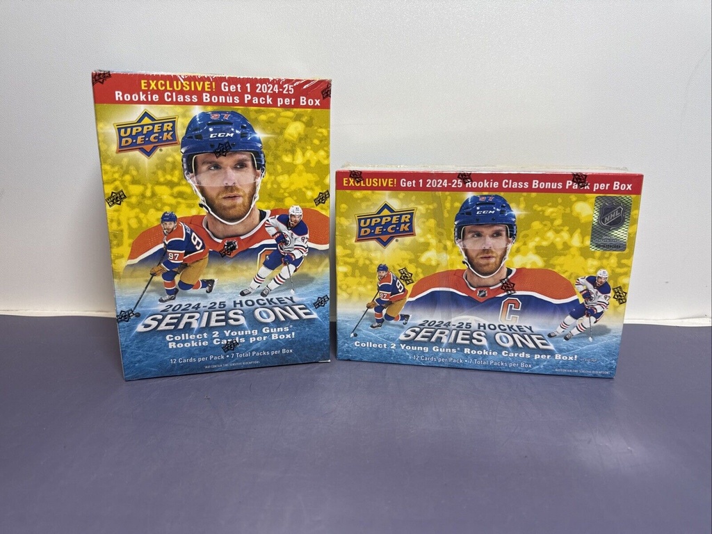2 X 2024-25 Upper Deck Series 1 Hockey Mega Box​​​s - TWO UNITS