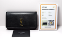 [0] Saint Laurent Classic Monogram Phone Holder Shoulder Leather Black