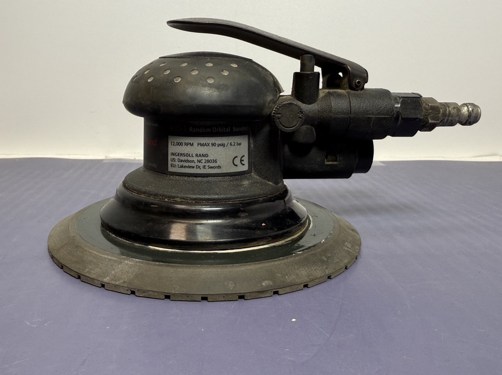 Ingersoll Rand 4151 6” Random Orbit Pneumatic Sander - Black - Good Preowned
