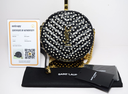 [9578-1] Saint Laurent YSL Black & White Round Quilted Polka-Dot Crossbody Bag