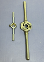 [9220-13] Vintage ACE DS-25 and Tap and Die Nickle Plated Stainless Steel Die Holder