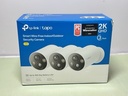 [9720-3] NEW TP-Link - Tapo Wire-Free MagCam 3-pack 2K HD Indoor/Outdoor Cameras