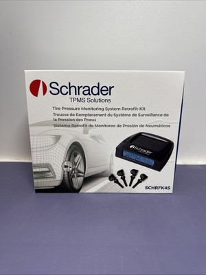 Genuine Schrader Tire Pressure Monitoring System TPMS Retrofit Kit SCHRFK4S