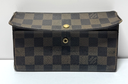 [FRB] Louis Vuitton Damier Porte Feuille Sarah Long Bifold Wallet Brown-Fair condition
