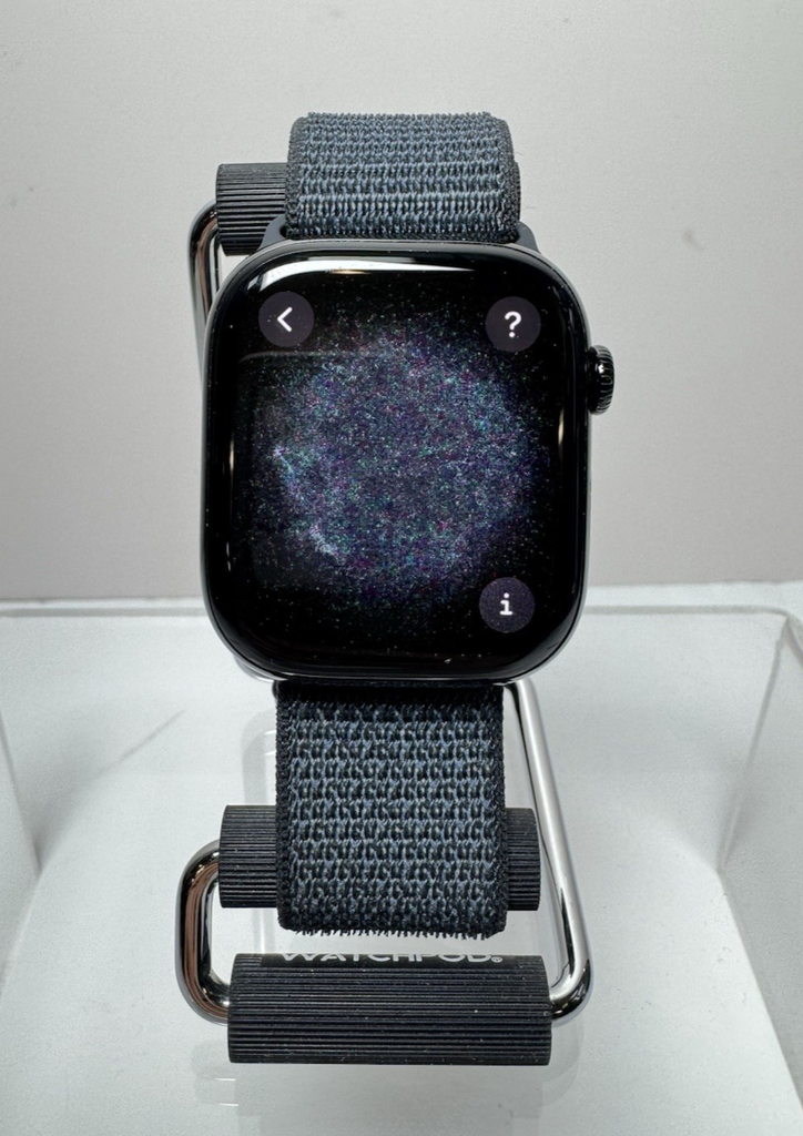 Apple Watch Series 10 (GPS) 46mm Case w Ink Sport Loop Jet Black 2024