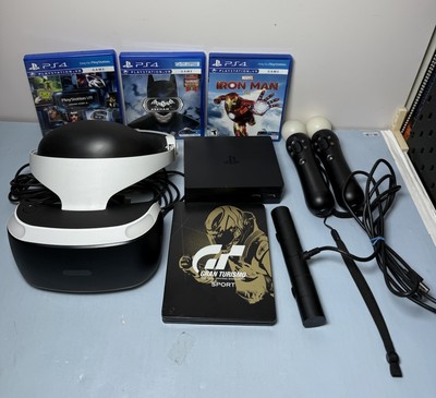 PS4 Complete VR Virtual Reality PSMove Controller PS4 Camera + Games  Bundle