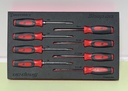 [9702-1] Snap-on SGMINI Soft Grip Mini-Tip Combination Screwdriver -8pc