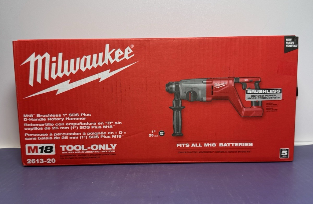 Milwaukee 2613-20 M18 18V Brushless SDS Plus D-Handle Rotary Hammer