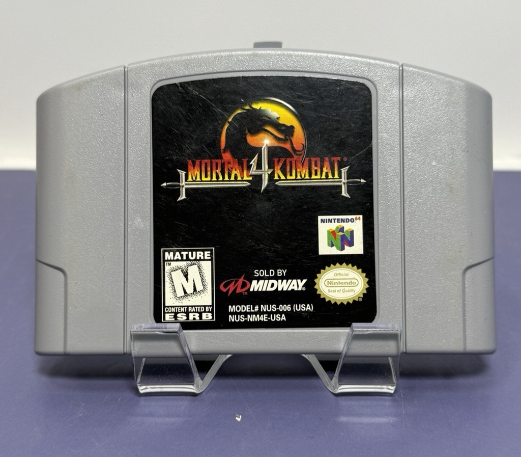 Mortal Kombat 4 (Nintendo 64, 1998) N64 Authentic Tested