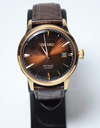 [10286-1] Seiko Presage Cocktail  Leather Strap Automatic Brown Dial Watch SRPB46 - 40.5MM