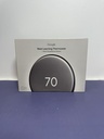 [10628-1] Google Nest Learning Thermostat 4th Gen+ Sensor - Polished Silver - NEW SEALED!