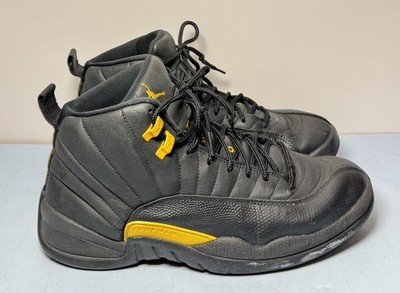 Nike Air Jordan 12 Retro Black Taxi Yellow CT8013-071 US MEN'S SIZE 11.5