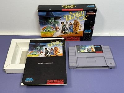 The Wizard of Oz SNES Super Nintendo- Box, Cartridge, Manual! FAST SHIPPING!