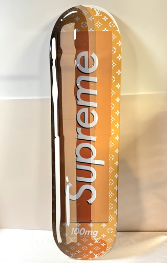 [11534-11] 1xRun DENIAL Designer Drugs Supreme Mashup x Louis Vuitton - Orange Pill - 13/25