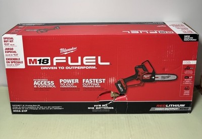[11713-1] Milwaukee M18 FUEL HATCHET 8" Pruning Saw Kit 3004-21P Chainsaw Batt/Charger