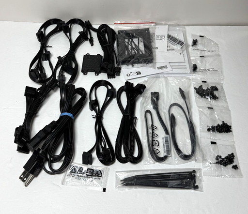 [FRB] NZXT H7 Flow Case Accessories Kit Cables Screws SATA Brackets Zip Ties PSU Parts