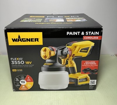 [11729-1] Wagner Flexio 3550 18V Cordless Handheld Paint and Stain Sprayer, 2428336
