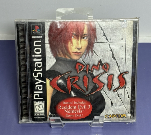 [12127-1] Dino Crisis (PS1 PSX Playstation) NEW SEALED FIRST PRINT W/RE3 DEMO, RARE!