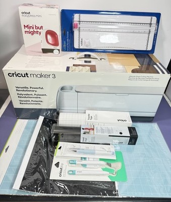 [11785-1] Cricut Maker 3 Die Cutting Machine - With brand new/ EXTRA ACESSORIES