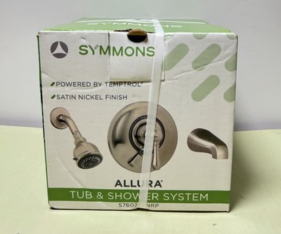 [12123-3] Symmons S7602STNRP Allura Tub and Shower Trim Package-New Sealed