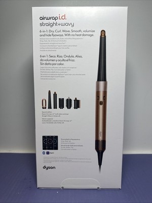 [12205-1] NEW Dyson Airwrap i.d Multi-Styler for Straight+Wavy Amber Silk Factory Sealed