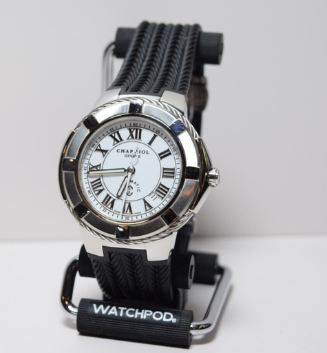 [JP] Charriol CE443Q-3062 Celtic Genève Men's 44mm Auto Watch Stainless Steel Rubber