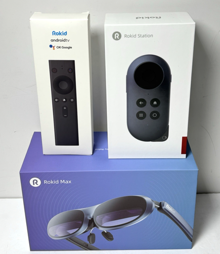 [12465-1] Rokid Max AR Glasses Bundle w/ Rokid Station Android TV Controller | Great