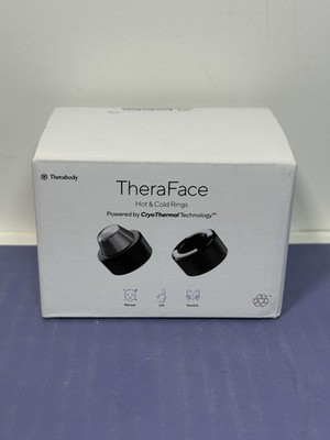 [12636-1] Therabody TheraFace Hot & Cold Rings TF02228-01 Black – New Sealed