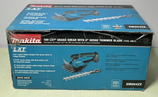 [12544-2] Makita XMU04ZX 18V LXT Li-Ion Grass Shear w/ Hedge Trimmer Blade (Tool Only) New