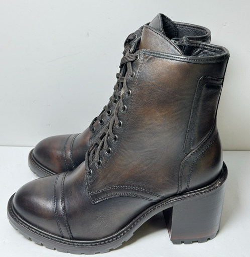 [12700-5] Thursday Women's Rebel Boots Black/Coffee, Size 10 -New