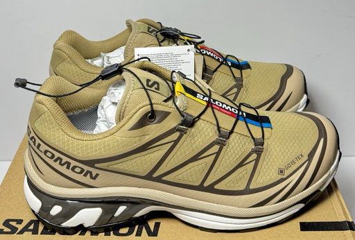 [12917-1] Salomon XT-6 Gore-Tex Kelp Wren Safari US M9, W10-New