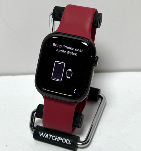 [12930-1] Apple Watch Series 11 46MM Jet Black Aluminum w/Aftermarket Band-Unlocked