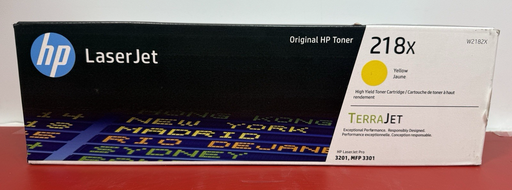 [13138-9] HP 218X High Yield Yellow Original LaserJet Toner Cartridge Manufactured 2025