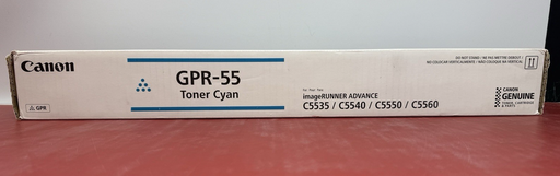 [13254-7] Genuine Canon GPR-55 (0482C003AA) Cyan Toner Cartridge - NEW SEALED