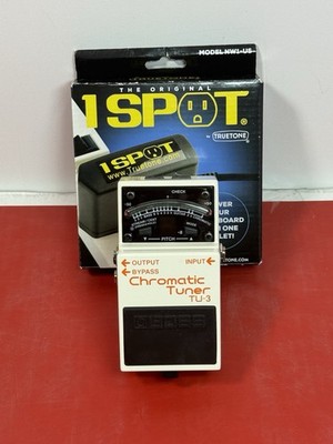 [13236-3] Tested! Preowned BOSS Chromatic Tuner TU-3 W/ Power Source - Free Shipping