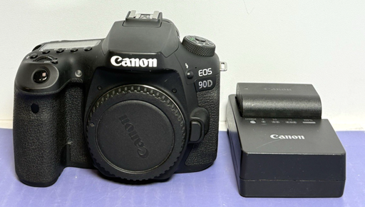 [13252-1] Canon EOS 90D 32.5MP DSLR Camera Body Only w/ Battery & Charger