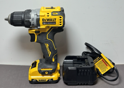 [13311-1] DeWalt DCD701 12V Max Brushless Cordless 3/8" Drill/Driver w/ 2.0AH batt+charger