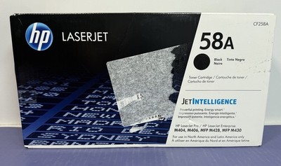 [13455-9] HP 58A LaserJet Black Toner Cartridge CF258A Genuine HP New / Sealed MFD: 12/25