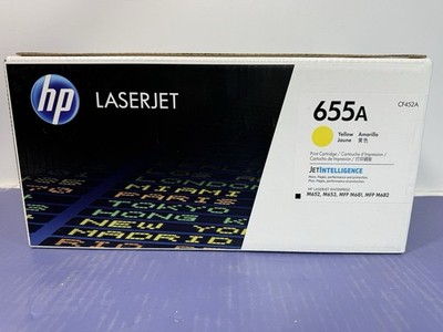 [13455-1] HP 655A Yellow Original LaserJet Toner Cartridge CF452A MFD: 10/25