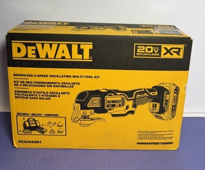 [13406-2] Brand New Dewalt Brushless 3-Speed Oscillating Multi-Tool Kit DCS356SD1 Max XR