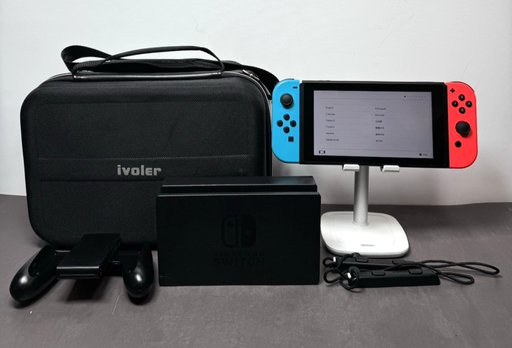 [13370-1] Nintendo Switch Handheld Console HAC-001 w/ controller/dock/case