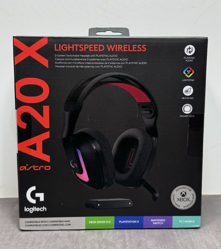 [13565-1] Logitech G Astro A20 X Lightspeed Wireless Headset Black Xbox Series X|S PS5 PC